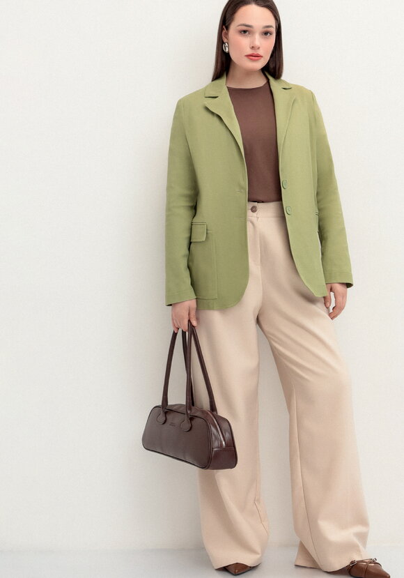 Пиджак из джинсы с карманами шир.  580, рис. 7