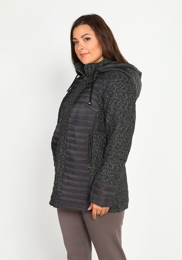 Куртка утепленная приталенная на молнии шир.  580, рис. 6