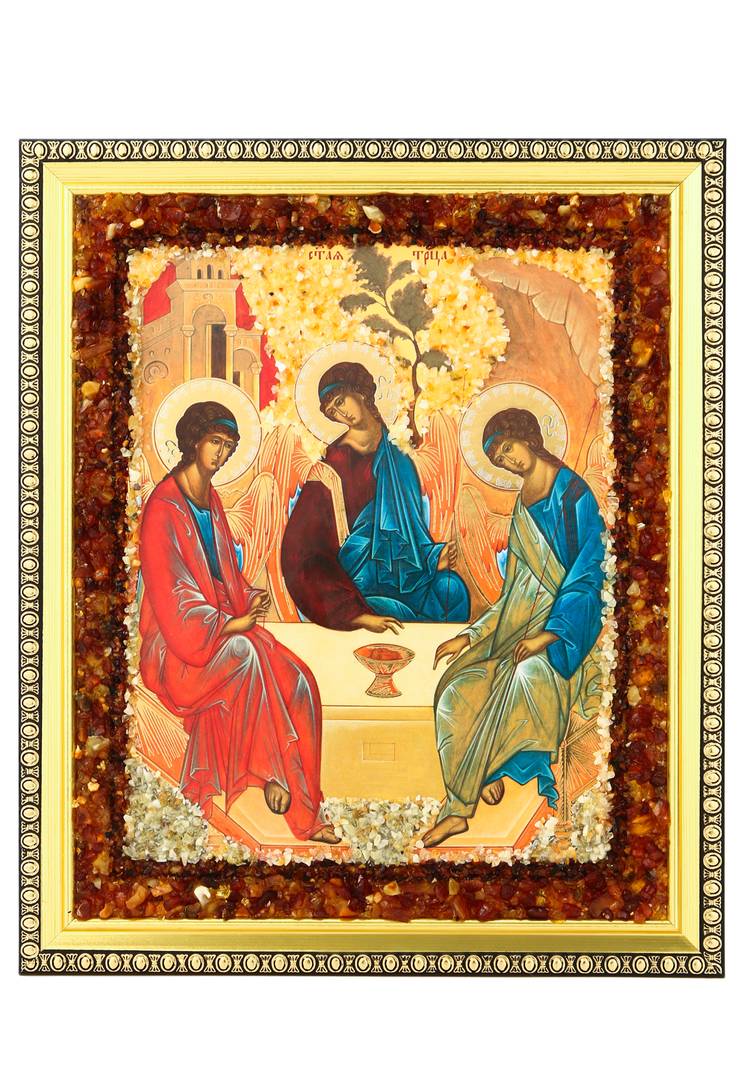 Икона  Святая Троица шир.  750, рис. 1