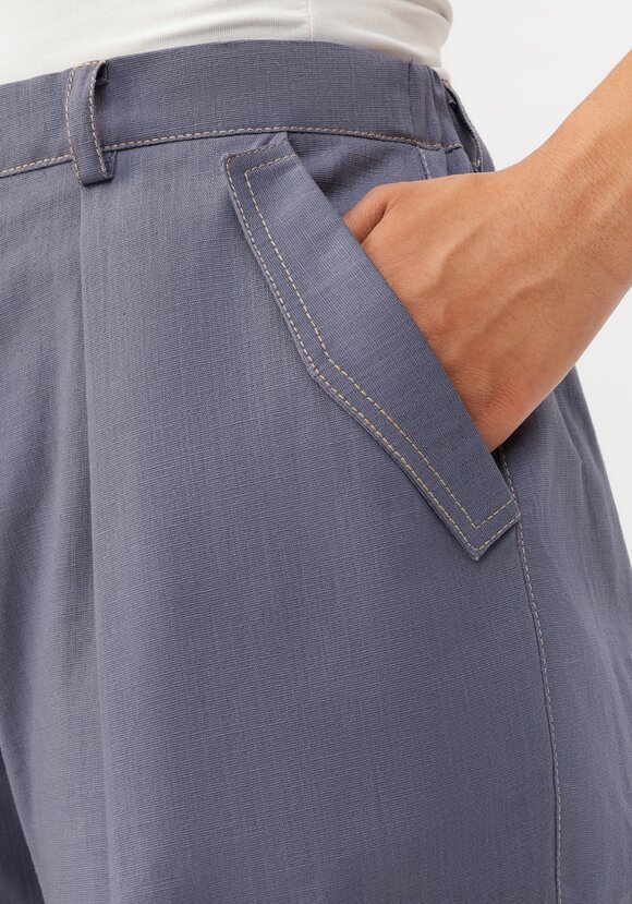 Брюки-бананы изо льна шир.  580, рис. 10