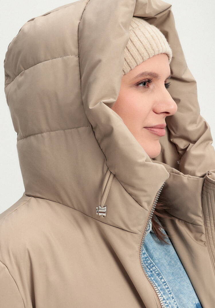 Пуховик с боковыми карманами на молнии шир.  750, рис. 16