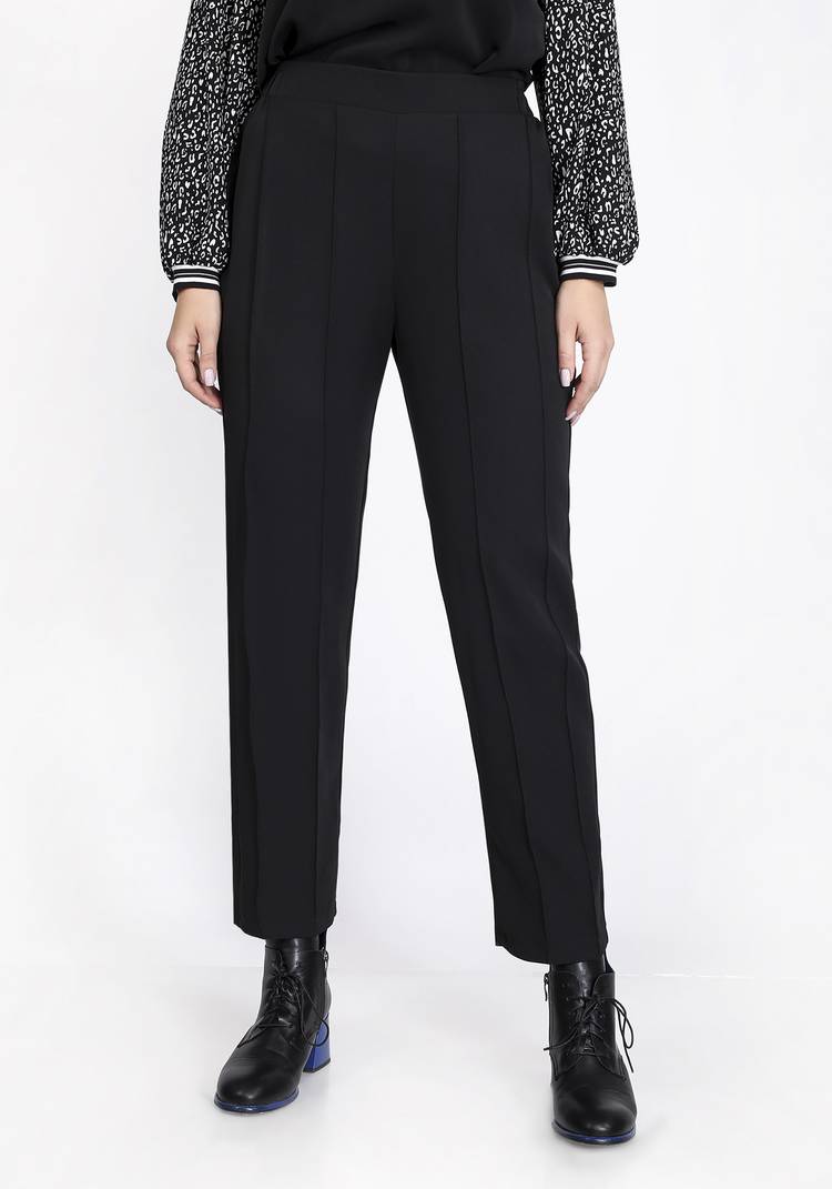 Брюки с декоративными отстрочками шир.  750, рис. 9