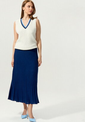 Юбка плиссе длины миди