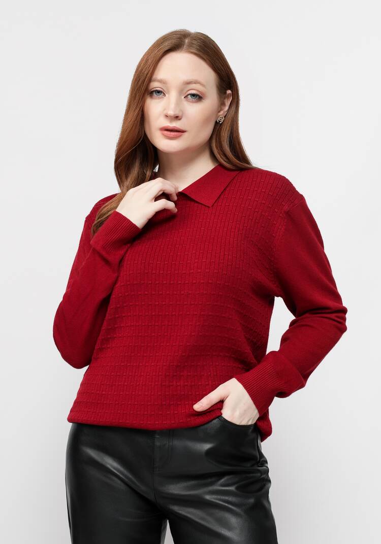 Джемпер-поло Алетта шир.  750, рис. 6