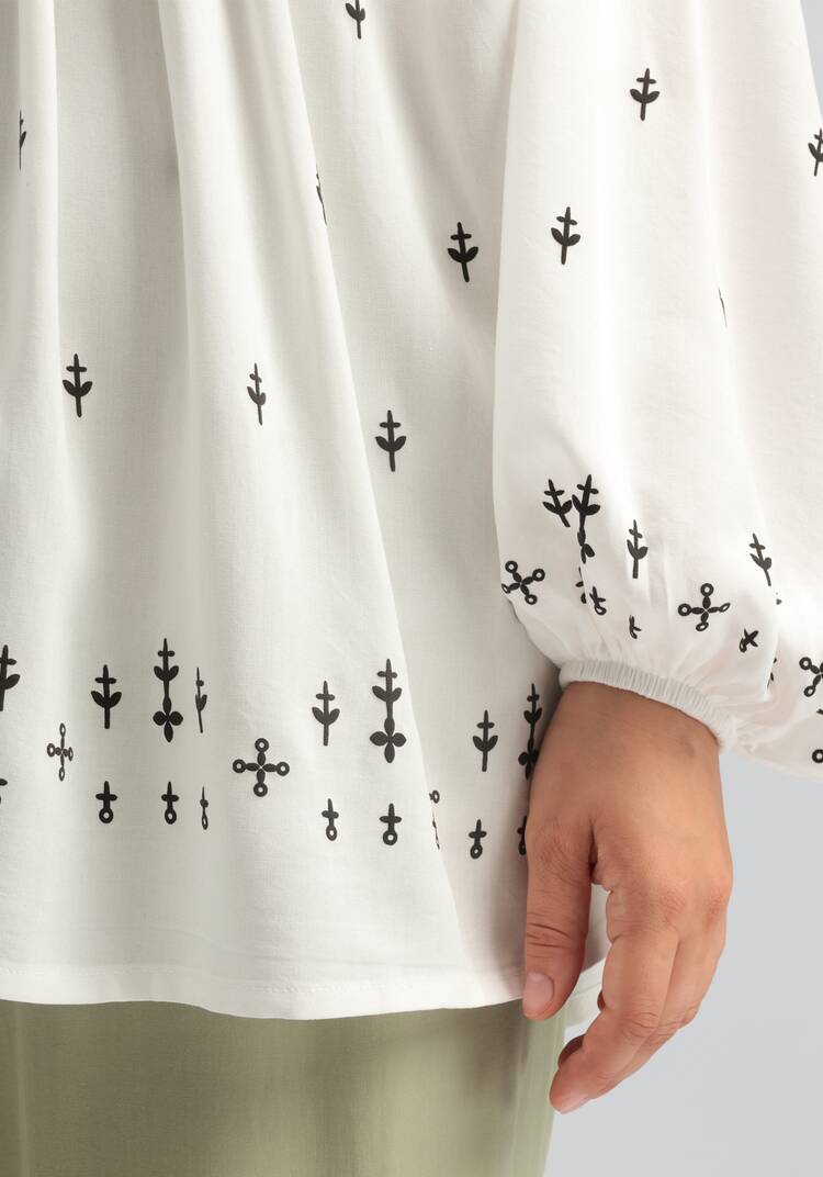 Блуза в стиле бохо шир.  750, рис. 7