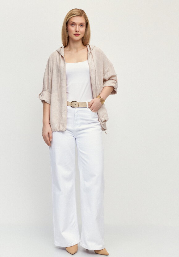 Пыльник изо льна на молнии шир.  580, рис. 9