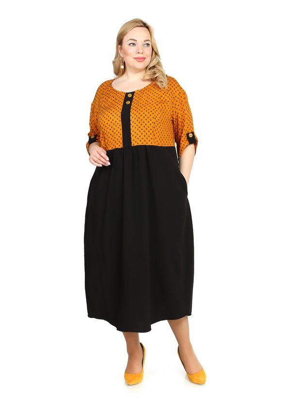 Платье Стильная Мозаика шир.  580, рис. 1