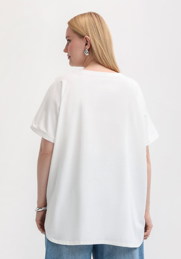 Футболка с рисунком из страз шир.  580, рис. 3