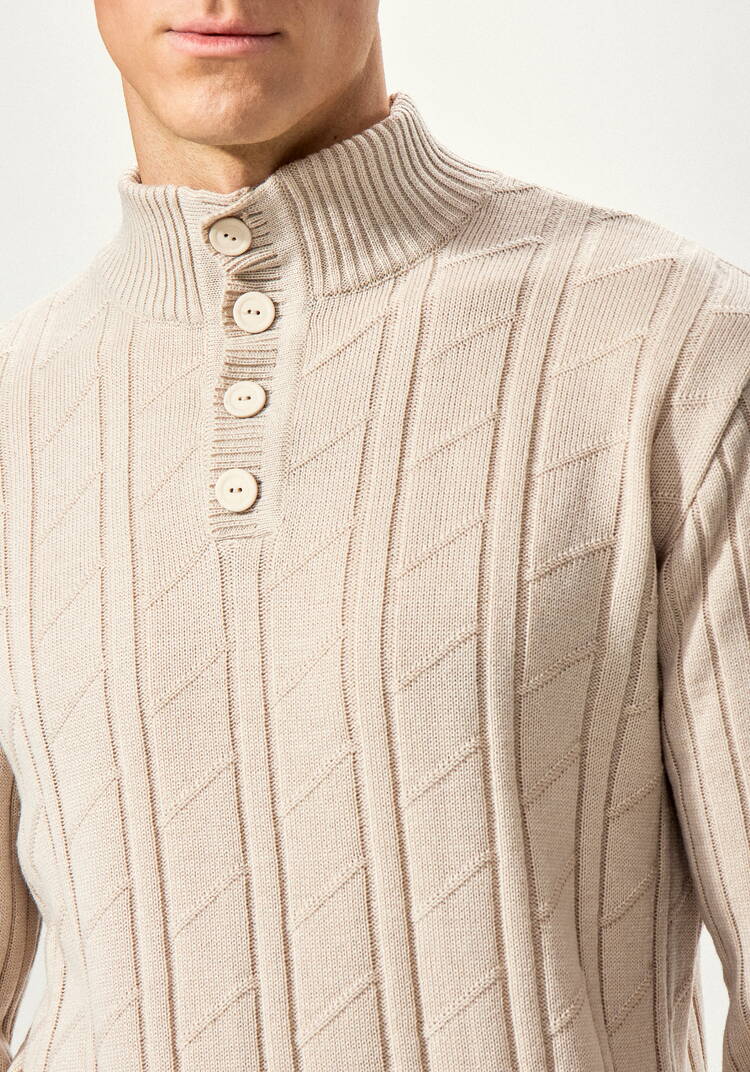 Джемпер с воротом-стойкой и планкой шир.  750, рис. 12