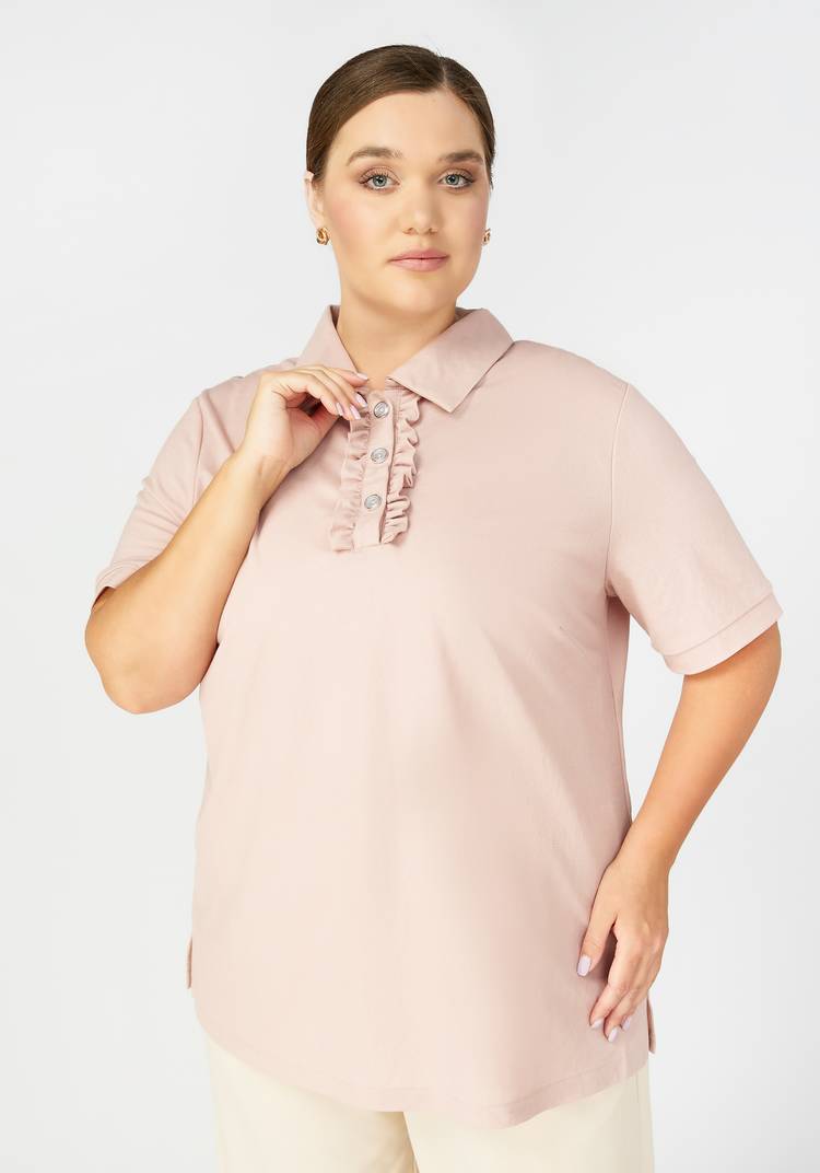 Поло с рюшей шир.  750, рис. 5