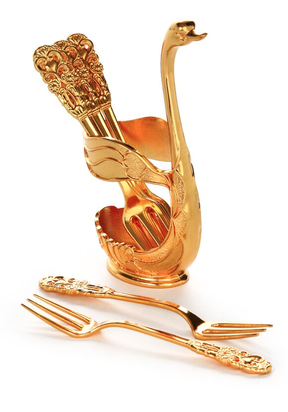 Набор столовых приборов Королевский лебедь шир.  580, рис. 8