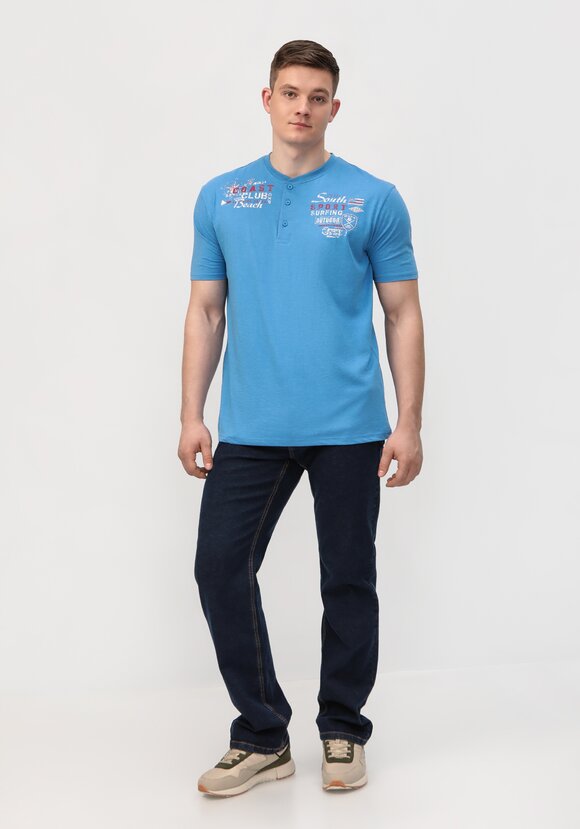 Комплект футболок на пуговицах - 2 шт. шир.  580, рис. 8