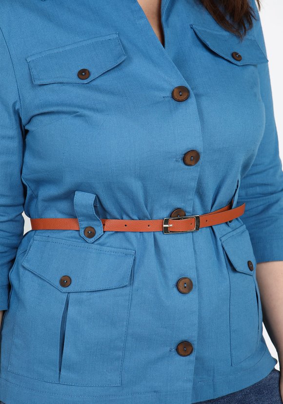 Жакет в стиле сафари Николь шир.  580, рис. 4