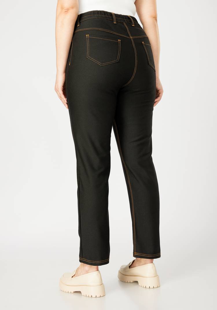 Брюки джинсовые с карманами шир.  750, рис. 6