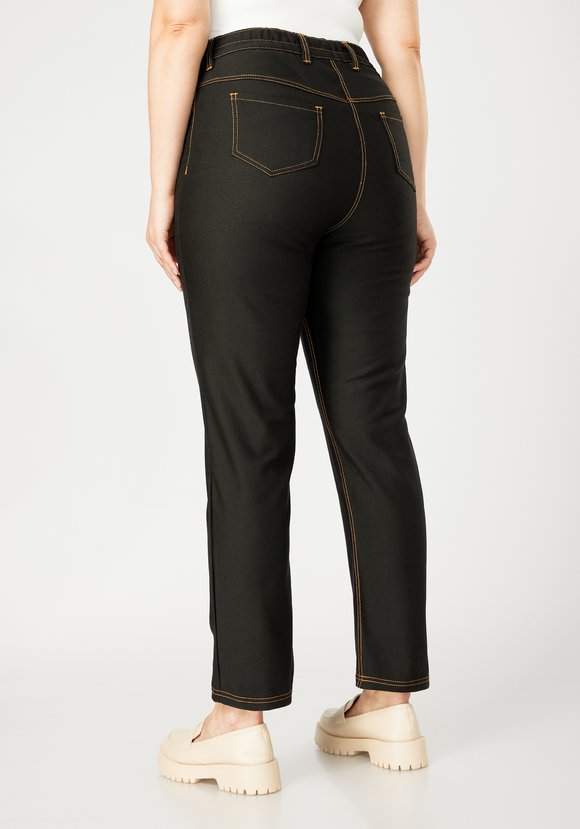 Брюки джинсовые с карманами шир.  580, рис. 6