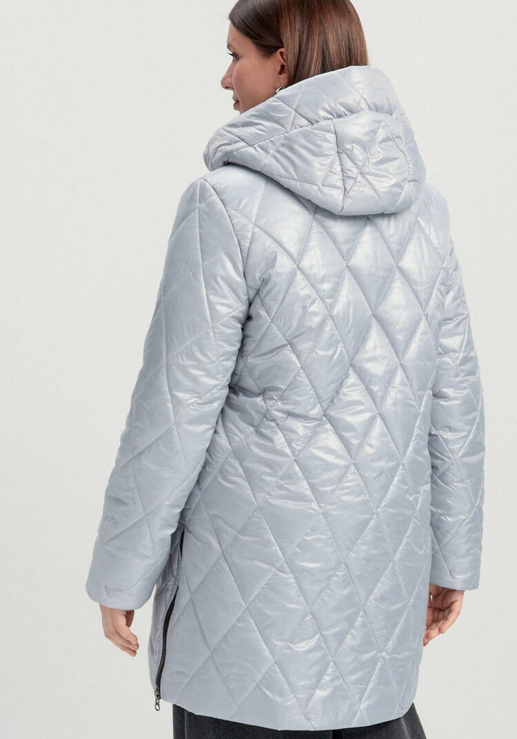 Куртка на молнии со стежкой ромбами шир.  750, рис. 3