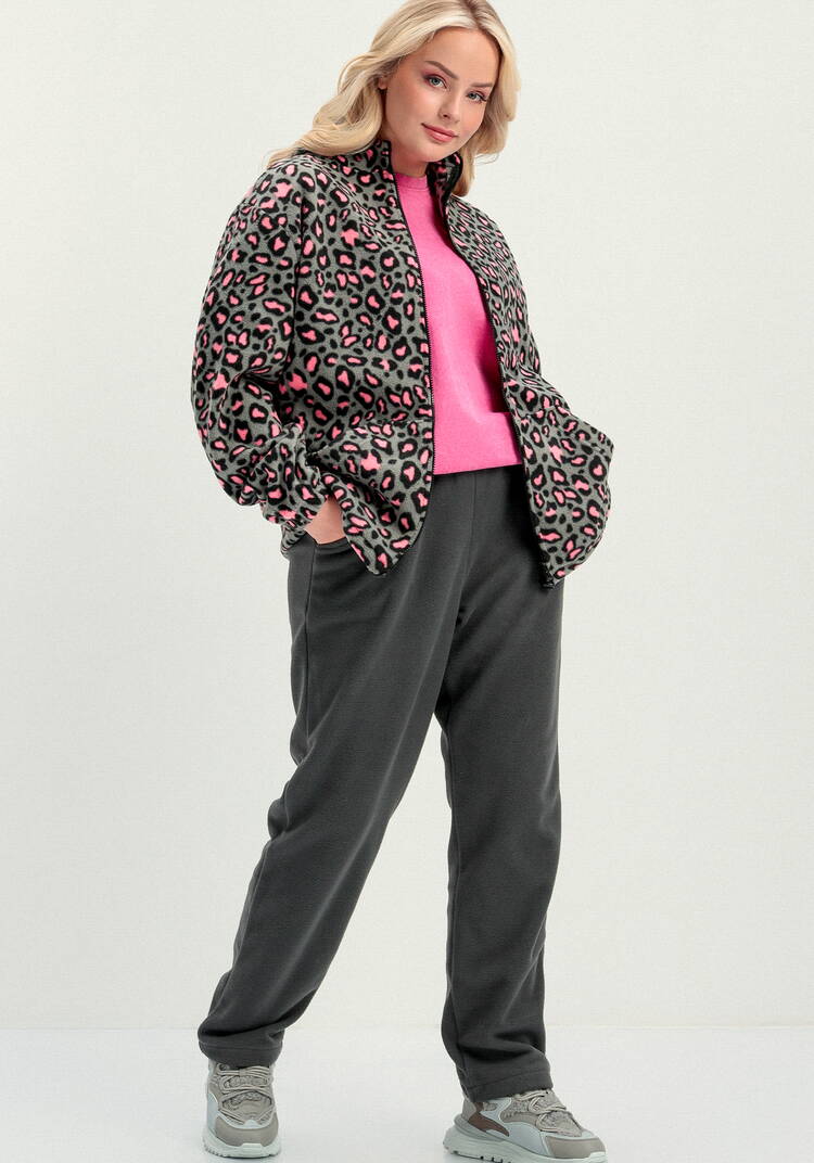 Брюки прямые из флиса на резинке шир.  750, рис. 15