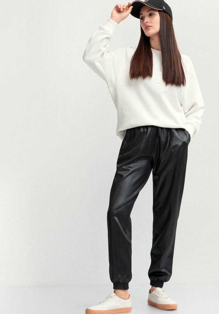 Брюки на резинке по низу шир.  750, рис. 6