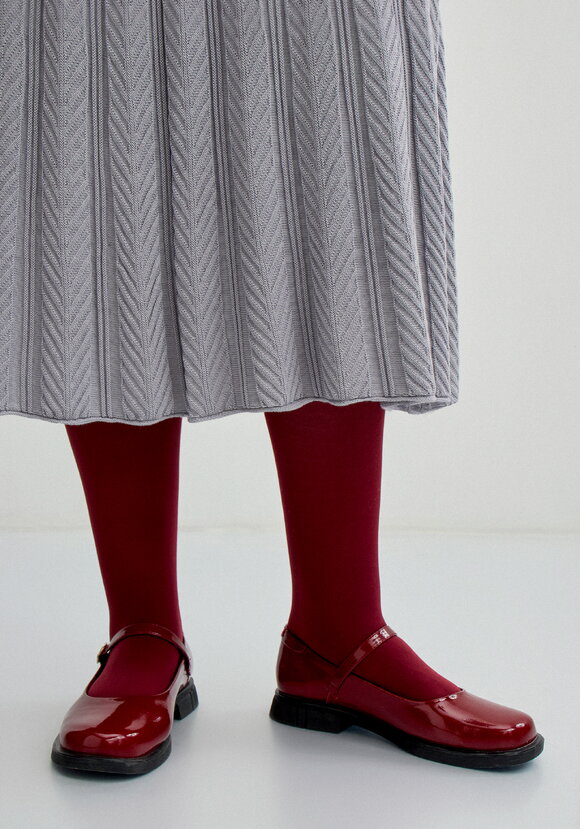 Юбка миди фактурная на широком поясе шир.  580, рис. 12