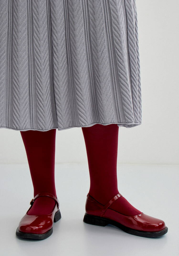 Юбка миди фактурная на широком поясе шир.  750, рис. 12