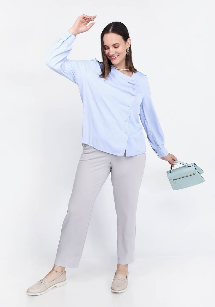 Блуза с драпировкой шир.  750, рис. 7