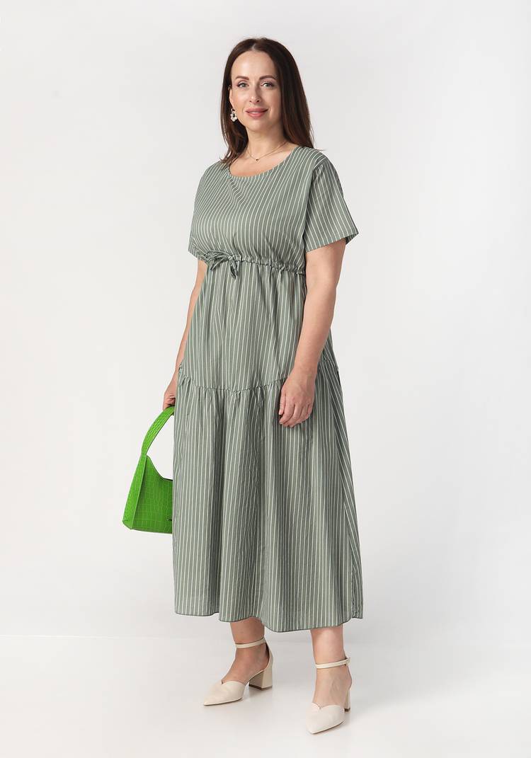 Платье с кулиской по талии Амели шир.  750, рис. 5