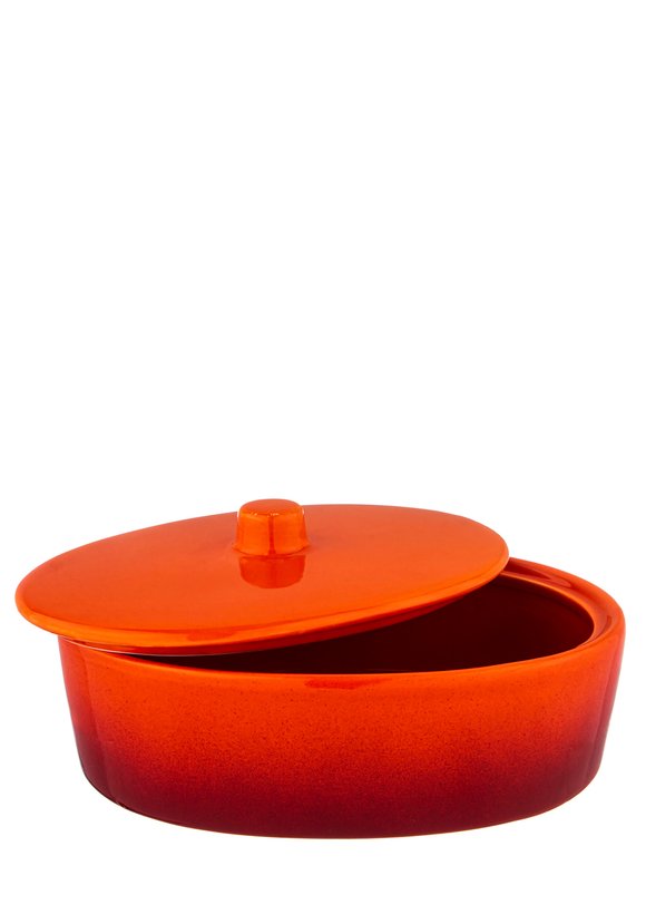 Блюдо для запекания керамическое с крышкой шир.  580, рис. 6