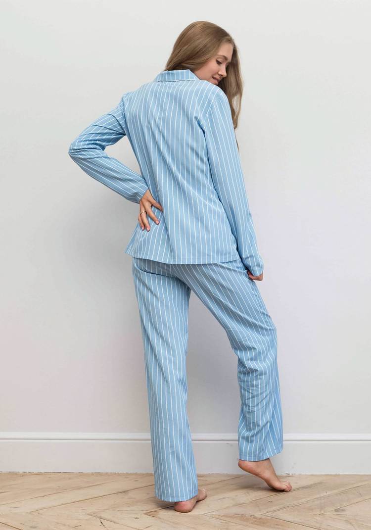 Пижама женская MINAKU: Light touch голубой шир.  750, рис. 2
