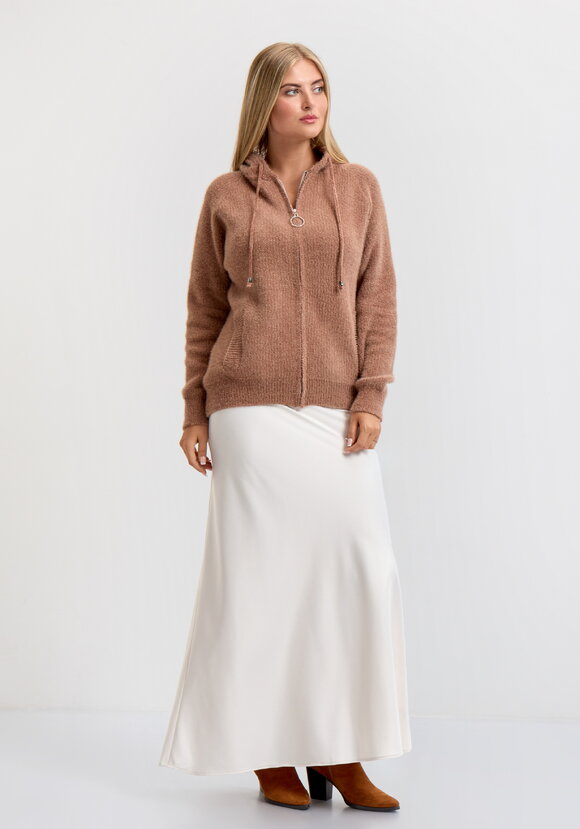 Кардиган на молнии с капюшоном Амели шир.  580, рис. 9