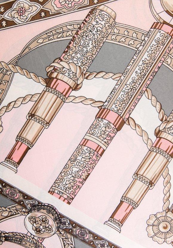 Платок шелковый Клео шир.  580, рис. 20