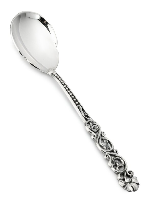 Ложка чайная Кружевные узоры шир.  580, рис. 2