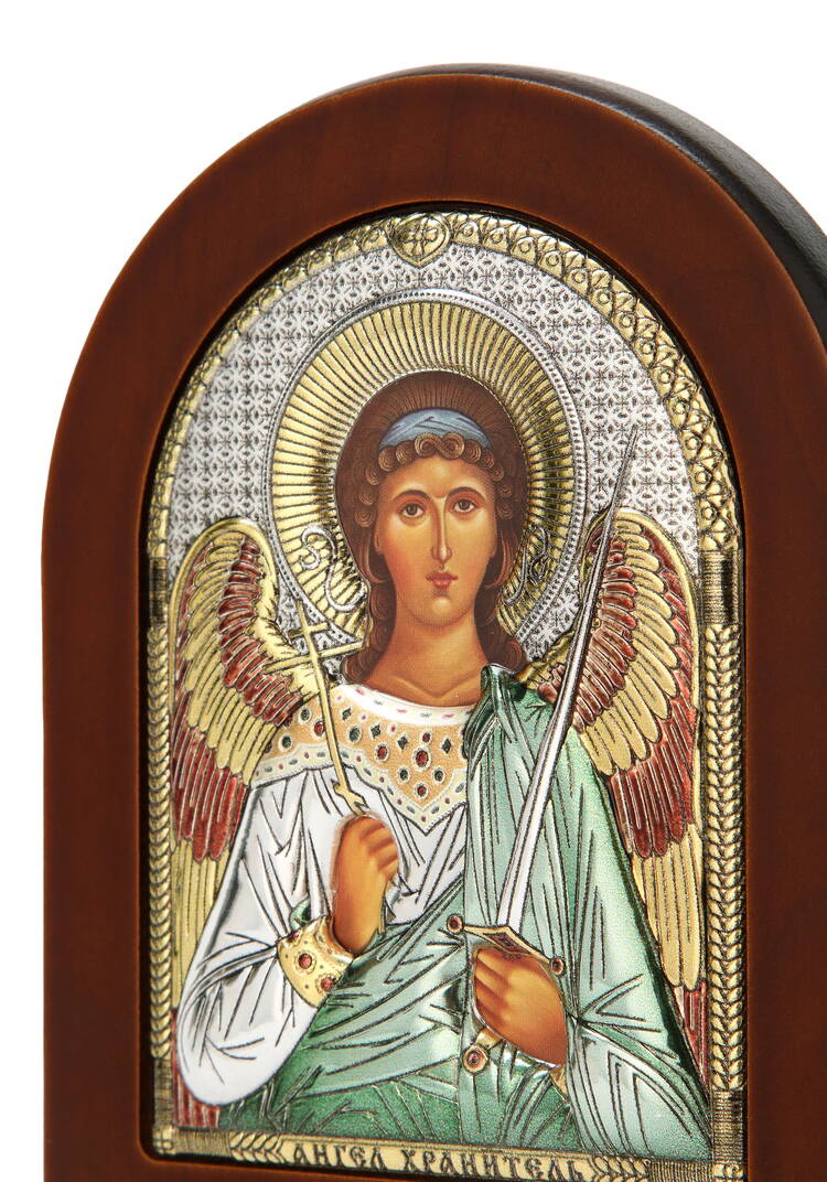 Икона Небесные хранители с эмалью, 10*12 см шир.  750, рис. 10