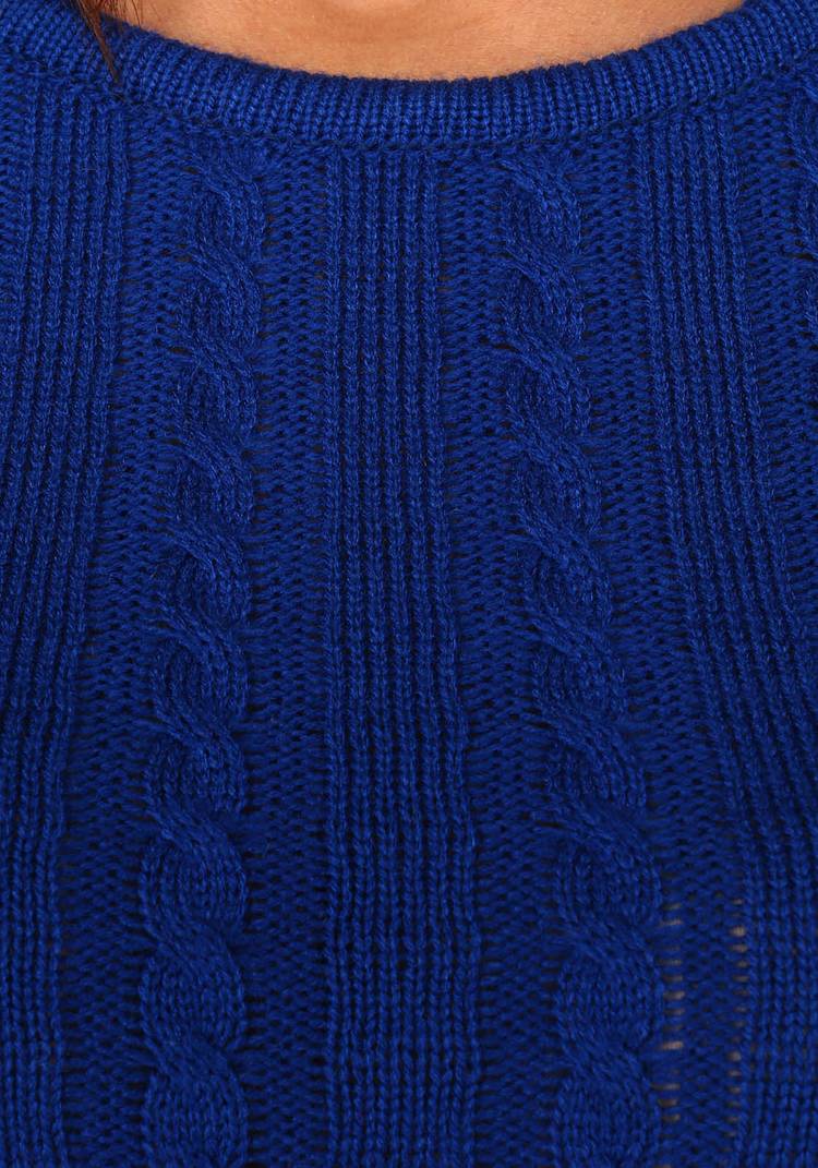 Платье прямое с вязкой косы шир.  750, рис. 9