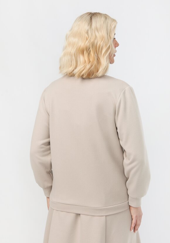 Кардиган на пуговицах однотонный шир.  580, рис. 10