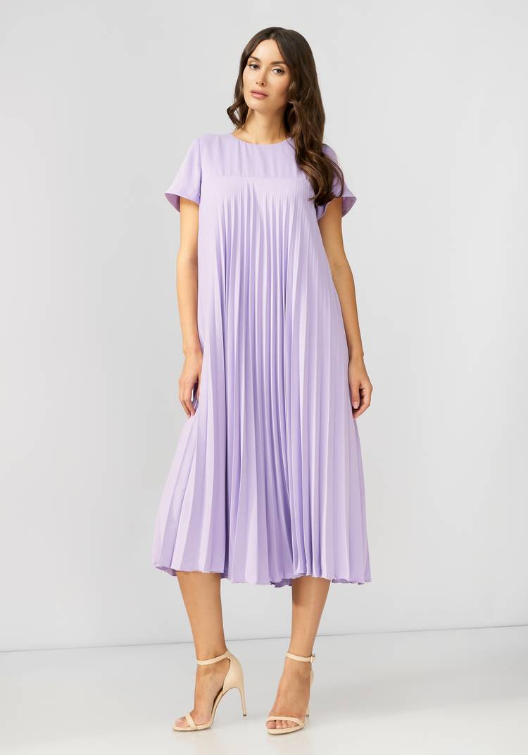 Платье с гофре шир.  750, рис. 6