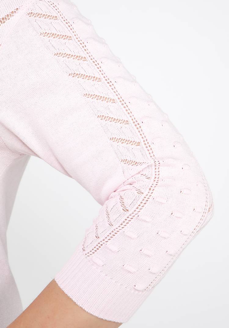 Джемпер ажурный со спущенным рукавом шир.  750, рис. 37