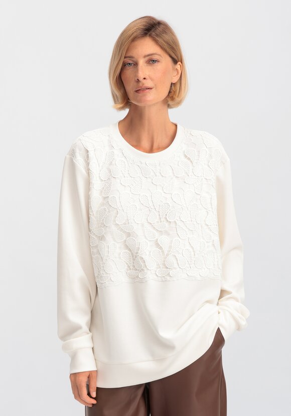 Свитшот с ажурным декором шир.  580, рис. 1