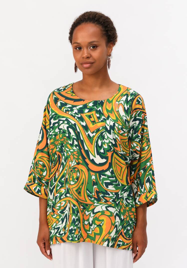 Блуза  с цельнокроеным рукавом шир.  750, рис. 29