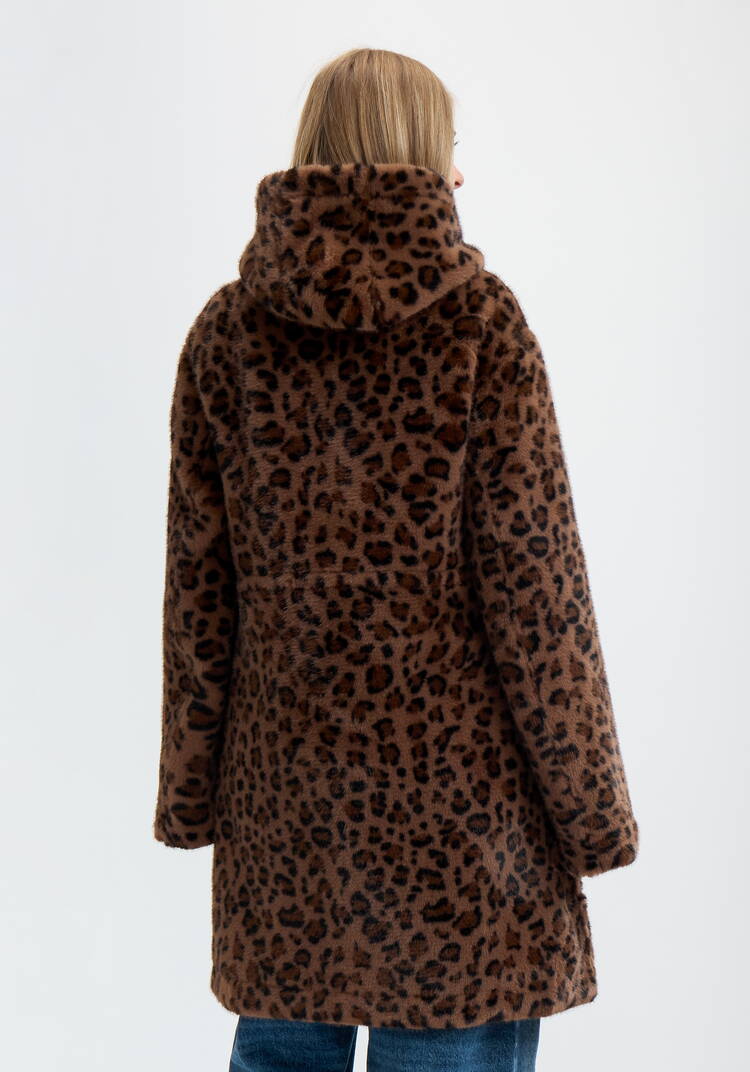 Дубленка Леопардовый шарм шир.  750, рис. 11