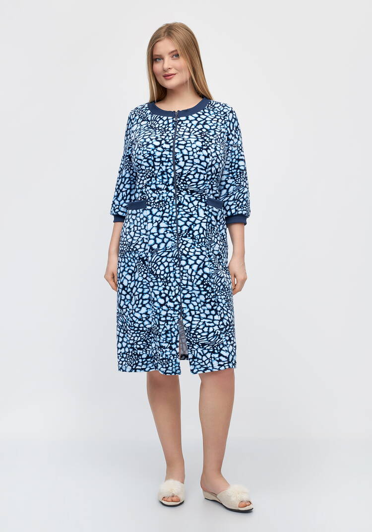 Халат велюровый Регина шир.  750, рис. 4