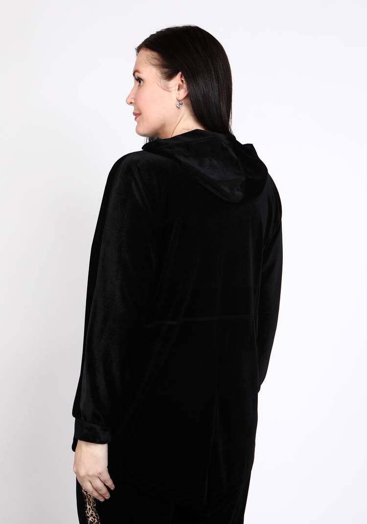 Туника бархатная с капюшоном шир.  750, рис. 16