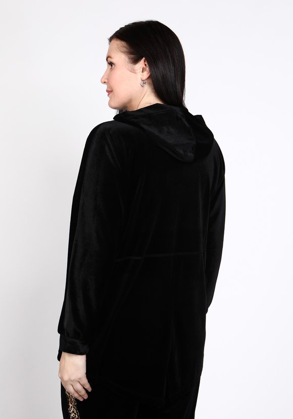 Туника бархатная с капюшоном шир.  580, рис. 16