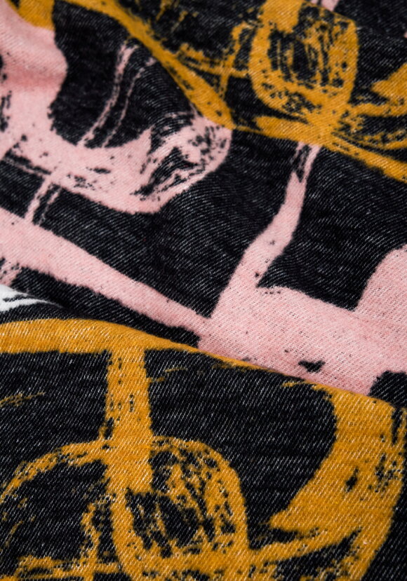 Плед с бахромой Хлопковый жаккард шир.  580, рис. 3