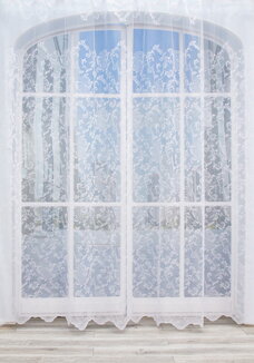 Тюль-жаккард Морозный узор