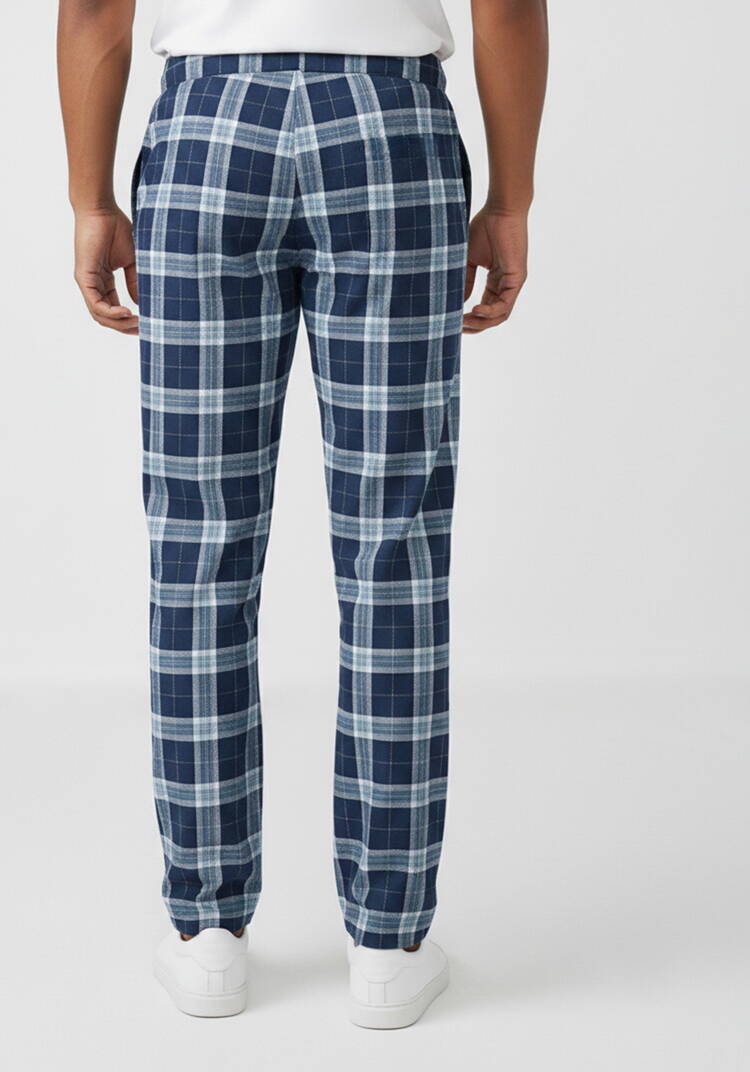 Брюки мужские прямые на резинке со шнурком шир.  750, рис. 3