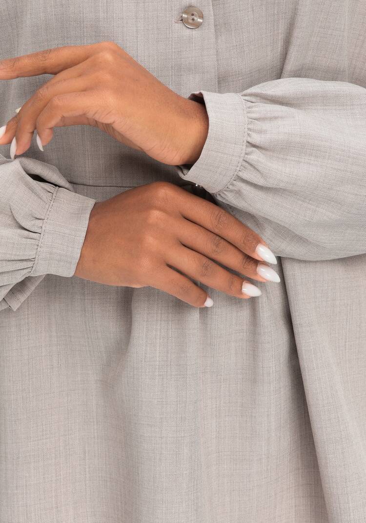 Блуза с шалевым воротом шир.  750, рис. 6