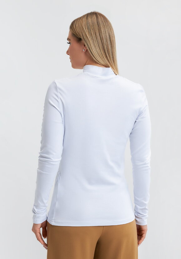 Водолазка со сборкой Хельга шир.  580, рис. 9