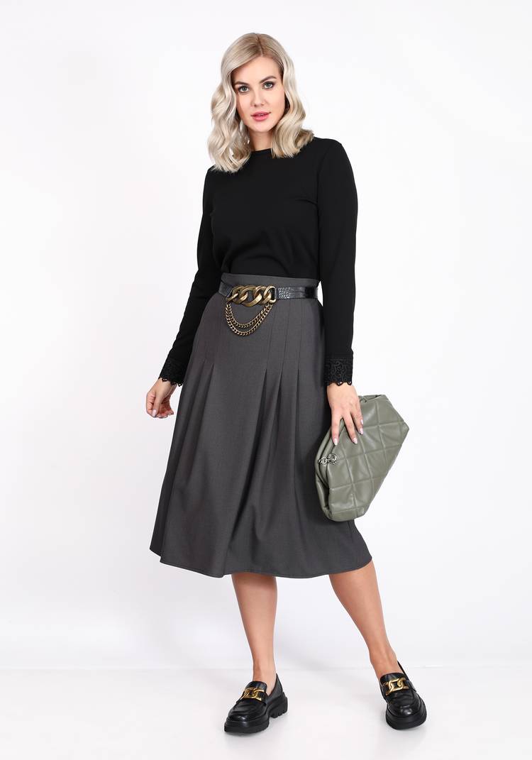 Блуза с кружевными манжетами шир.  750, рис. 7