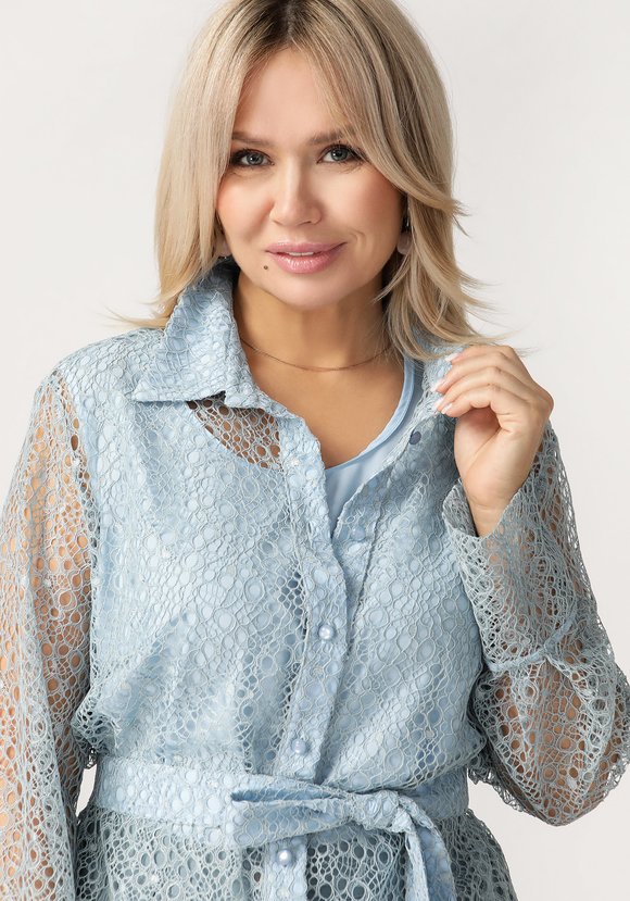 Блузка Кружевная мечта шир.  580, рис. 9