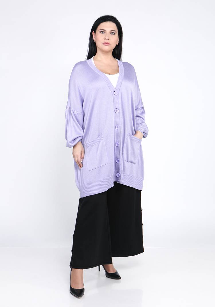 Кардиган оверсайз на пуговицах шир.  750, рис. 7